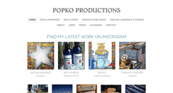 Desktop Screenshot of popkoproductions.com